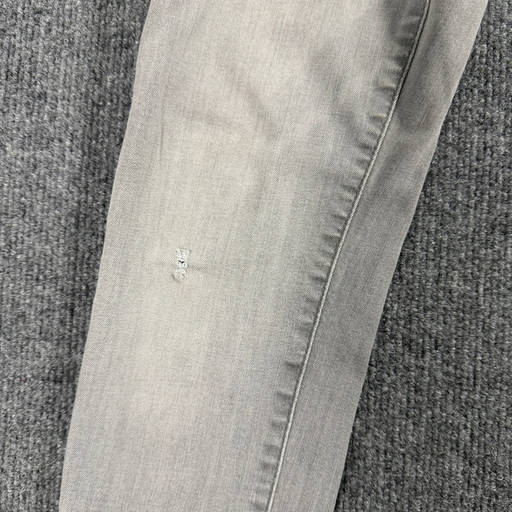 Banana Republic Sculpt Skinny Jeans Womens 26/2 LightGray Denim Pants Distressed - Picture 4 of 11